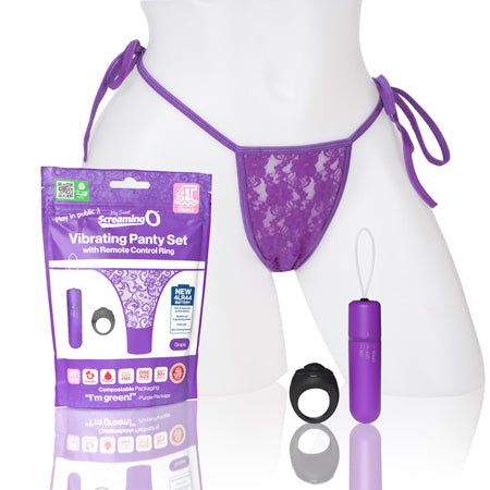 Screaming O My Secret 4T Panty Vibe w/Remote - Grape