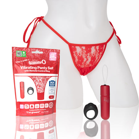 Screaming O My Secret 4T Panty Vibe w/Remote - Red