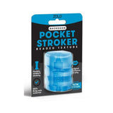 Zolo Backdoor Beaded Texture Pocket Stroker Blue