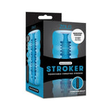 Zolo Backdoor Squeezable Vibrating Stroker Blue