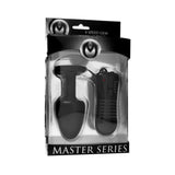 Paragon Gem Accented Vibrating Anal Plug Black