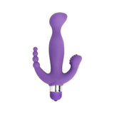 Amethyst 7 Mode Triple Stimulation Vibe Purple