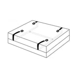 Hold Me Bedroom Restraint System Black Standard Bed