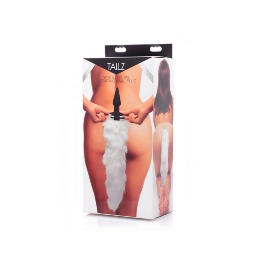 Foxxxy Fanny Tail Vibe White Anal Plug