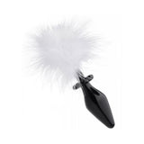 Tailz Fluffer Bunny Tail Glass Anal Plug
