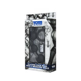 Tom Of Finland Silicone Cock Ring With 3 Weighted Balls