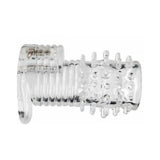 Clear Sensations Vibrating Textured Sleeve