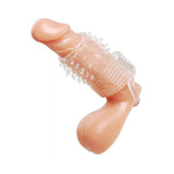 Clear Sensations Vibrating Textured Sleeve