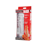 Clear Sensations Vibrating Textured Sleeve