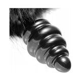 Tailz Bunny Faux Fur Tail Plug Black