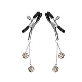 Ornament Adjustable Nipple Clamps Jewel Accents