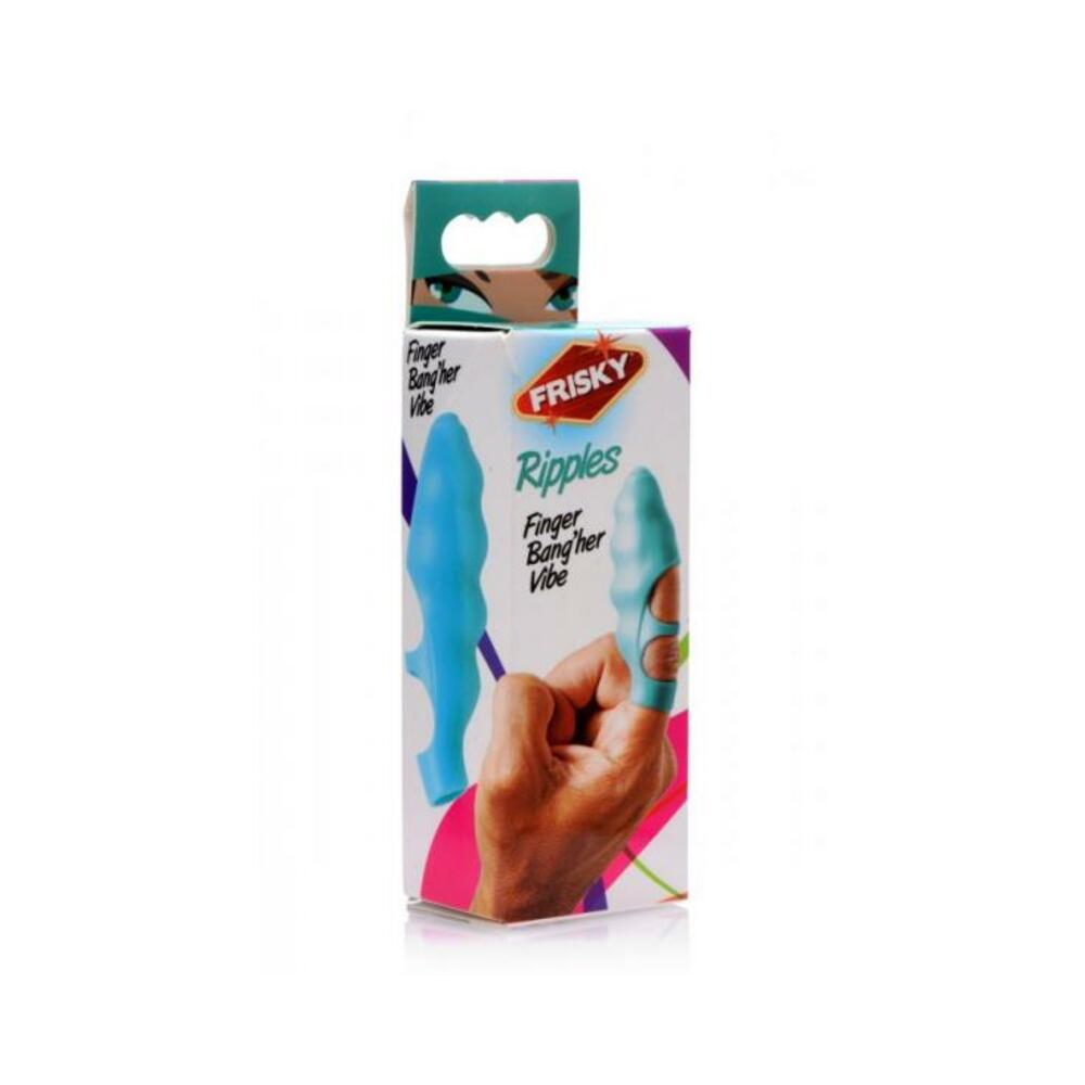 Finger Bang Her Vibe Teal Blue Finger Vibrator