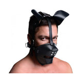 Pup Puppy Play Hood And Breathable Ball Gag
