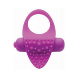 Versa Tingler Cock Ring, Finger Vibe Clit Stim Purple