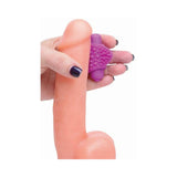 Versa Tingler Cock Ring, Finger Vibe Clit Stim Purple