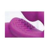 Strap U Vibrating Strapless Silicone Strap On Dildo Pink