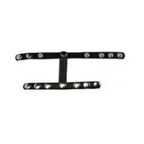 Strict Snap On Cock And Ball Harness Black