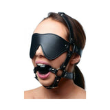 Blindfold Harness + Ball Gag