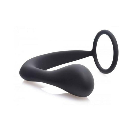Explorer II Prostate Stimulator & Cock Ring Black
