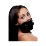Strict Cock Head Silicone Mouth Gag Black