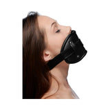 Strict Cock Head Silicone Mouth Gag Black
