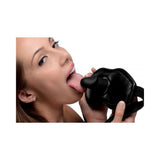 Strict Cock Head Silicone Mouth Gag Black