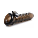 Vibrating Girth Enhancing Sheath Black