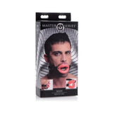 Sissy Mouth Gag Pink Silicone Lips Black Strap