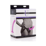 Strap U Navigator Silicone G-Spot Dildo With Harness