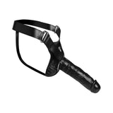 Infiltrator Hollow Strap On With 10 Inches Dildo Black