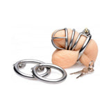 The Pen Deluxe Stainless Steel Locking Chastity Cage