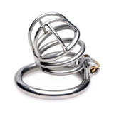 The Pen Deluxe Stainless Steel Locking Chastity Cage