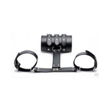 Arm Binder Biceps & Forearm Restraints Black Leather