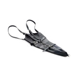 Full Sleeve Armbinder Black Leather Restraint