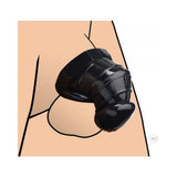 Detained Black Restrictive Chastity Cage