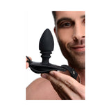 Male Cock Ring Harness With Silicone Anal Plug