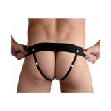 Pumper Inflatable Hollow Strap On Black