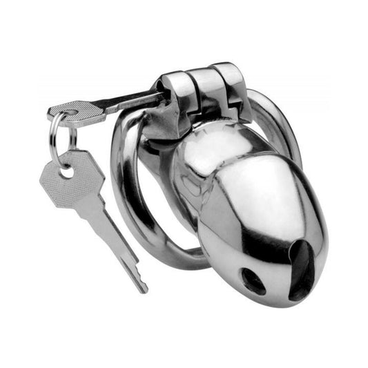 Rikers 24-7 Stainless Steel Locking Chastity Cage