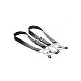 Spread Labia Spreader Straps with Clamps Black