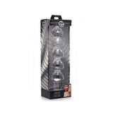 Drops Anal Links Glass Dildo Clear