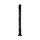 Hosed 19 Inches Realistic Anal Dildo Black