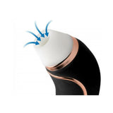 Shegasm Deluxe Clitoral Stimulator And Vibe Black