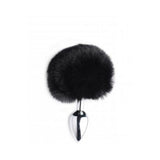 Onyx Bunny Tail Anal Plug Black
