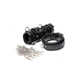 Strict Slave Bondage Shackle Set Black