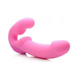 Urge Silicone Strapless Strap On Vibrating With Remote Pink