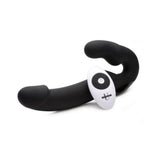 Urge Silicone Strapless Strap On With Remote Black