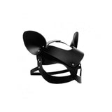 Bad Kitten Leather Cat Mask Black O/S