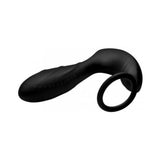Silicone Prostate Vibrator And Strap With Remote Control