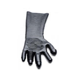 Pleasure Fister Extra Long Textured Fisting Glove Black