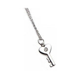 Chained Locking Bracelet and Key Necklace